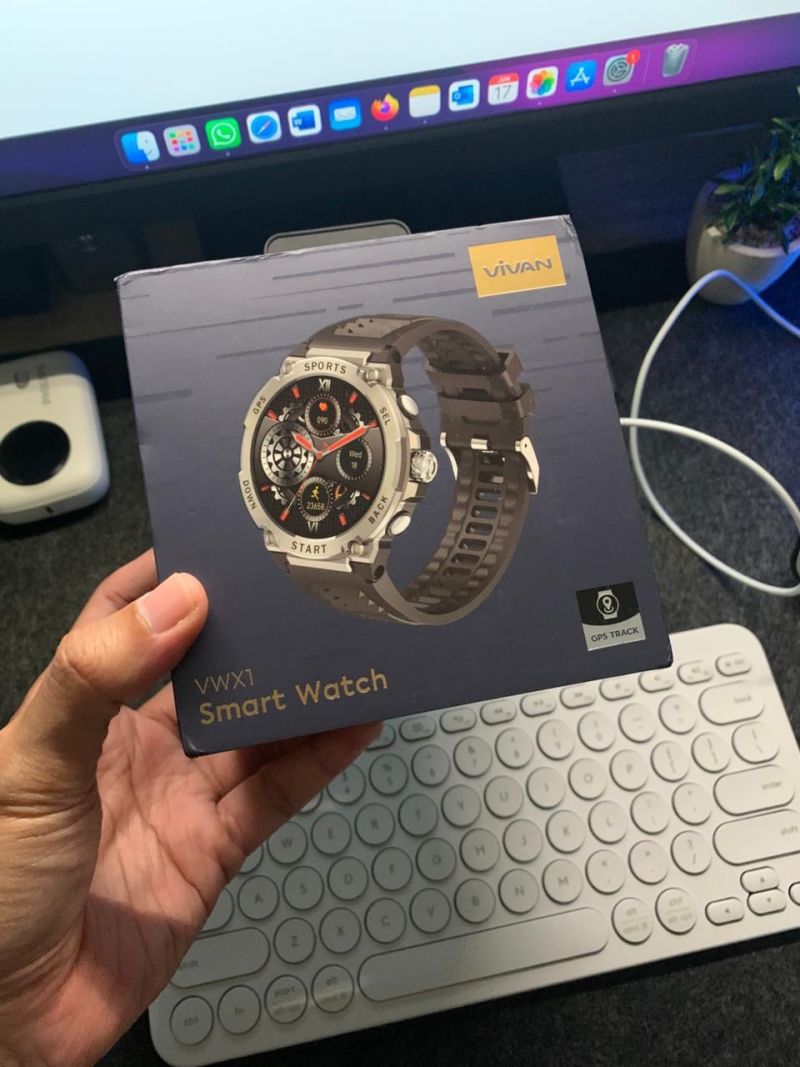 Smartwatch Vivan VWX1 - Titanium Color