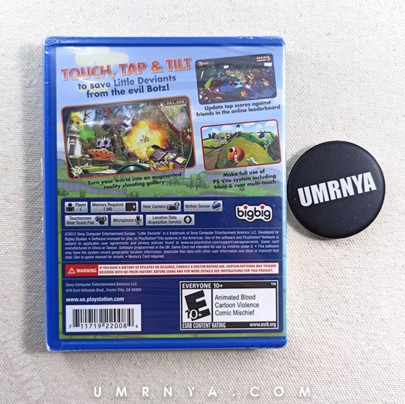 Kaset PSVita Original Little Deviants Playstation PS Vita Game Deviant