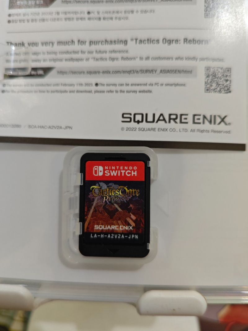 Nintendo Switch Tactics Ogre Reborn