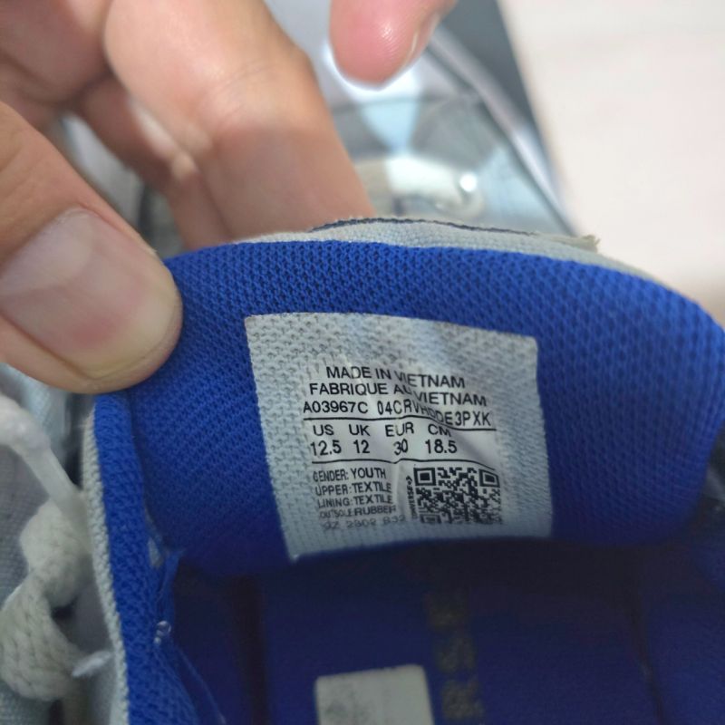 Sepatu Converse Anak Preloved size 30EUR (18.5 cm)