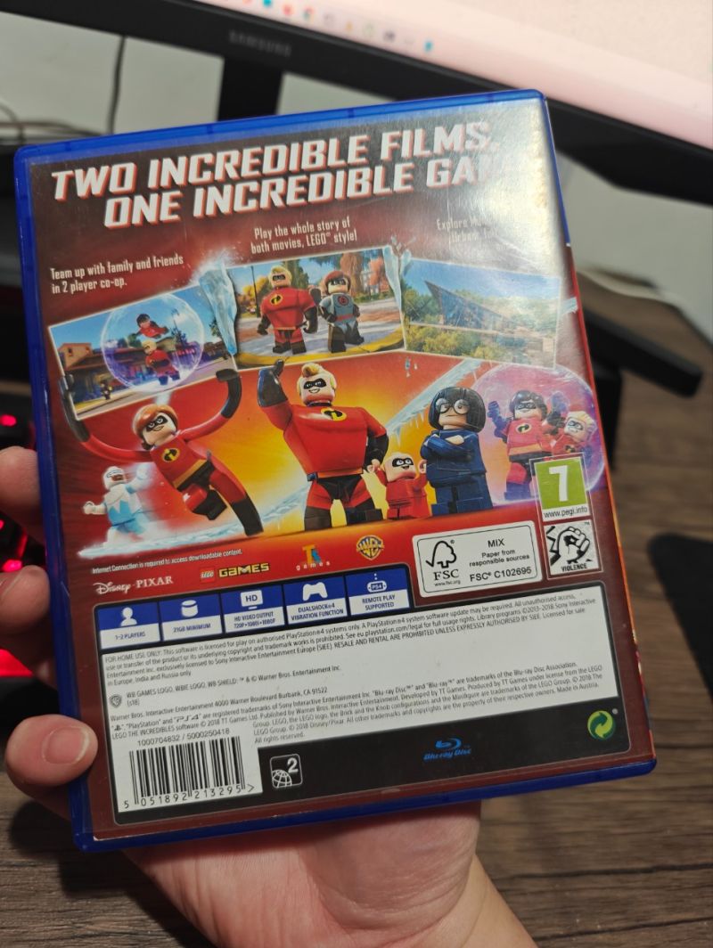 PS4 Game Lego Incredibles