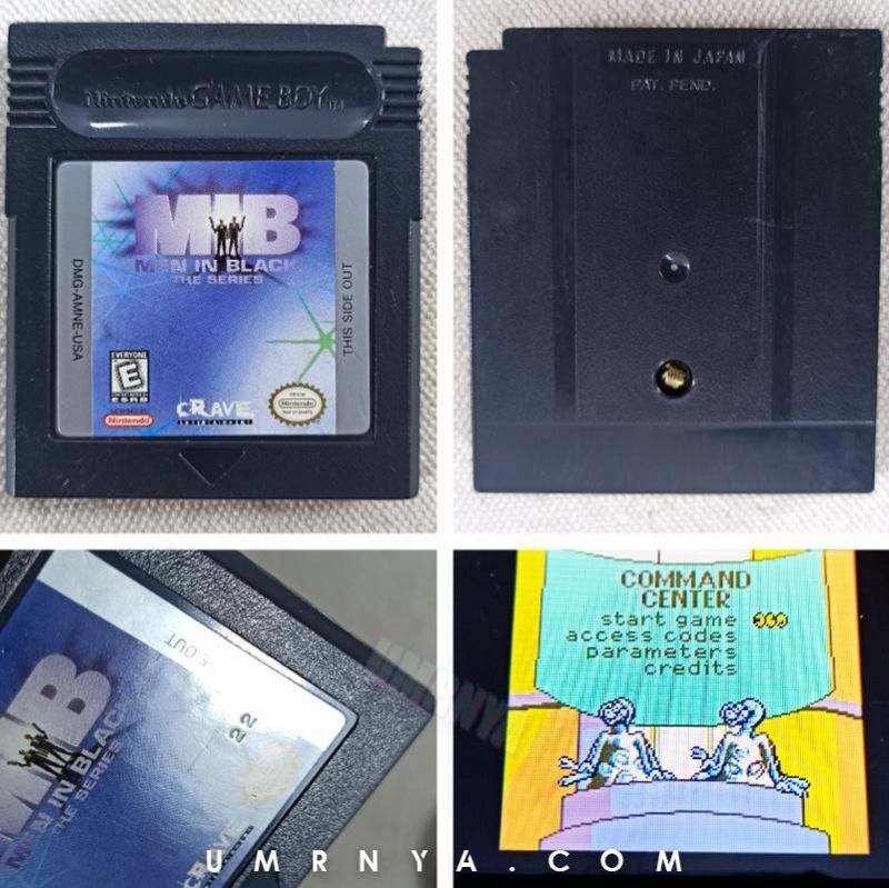 Kaset Original Men In Black MIB The Series CIB Nintendo Gameboy GBC GBA Cartridge Game