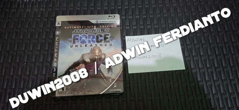 PS3 Playstation 3 - Star Wars The Force Unleashed - Limited Steelbook Ultimate Sith Edition