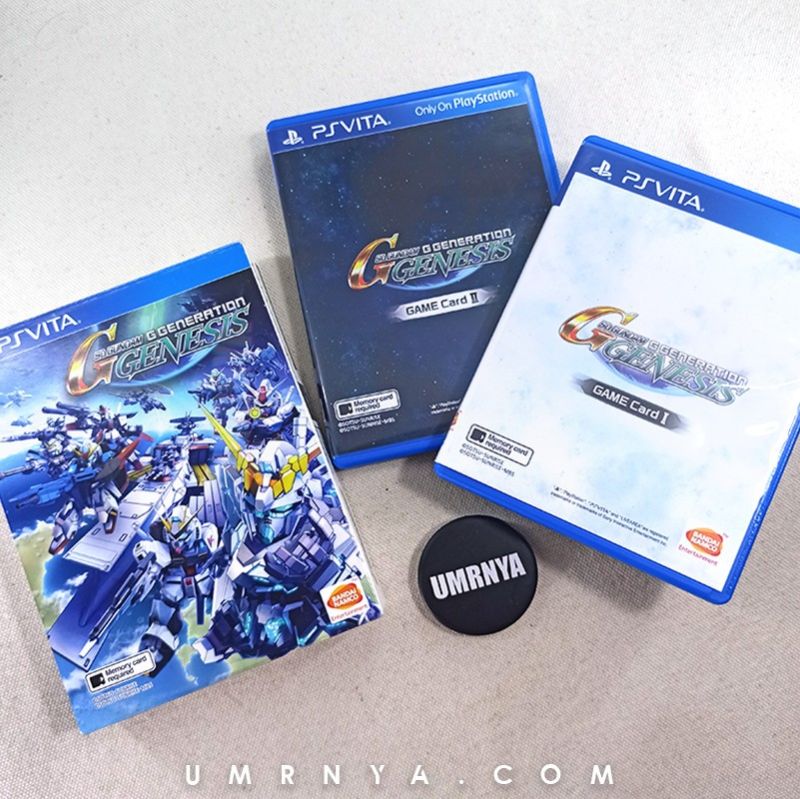 Kaset PSVita SD Gundam G Generation Genesis Original PS Vita CD game