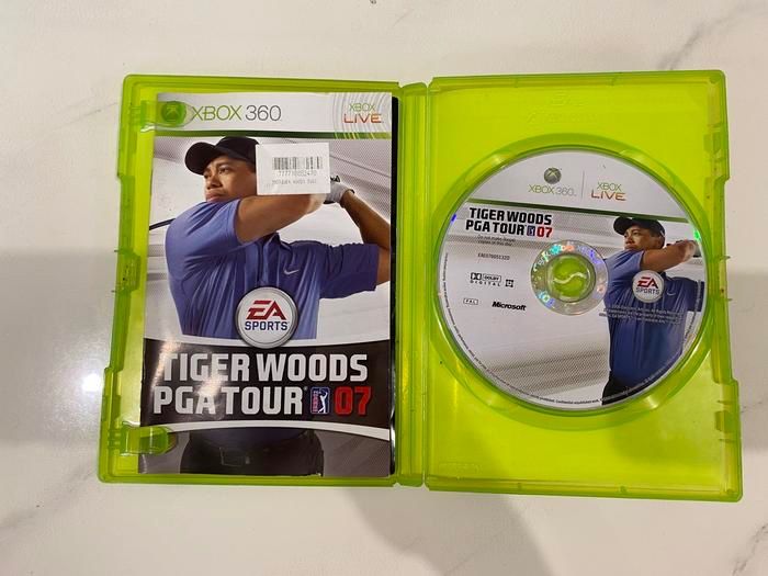 Xbox 360 Tiger Woods PGA Tour 07 CD DVD BD Ori Region PAL Original