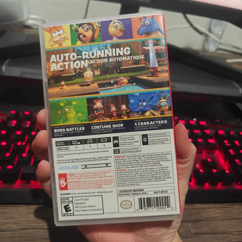 [HYBRID AUCTION] Nintendo Switch Game Bubsy Paws on Fire