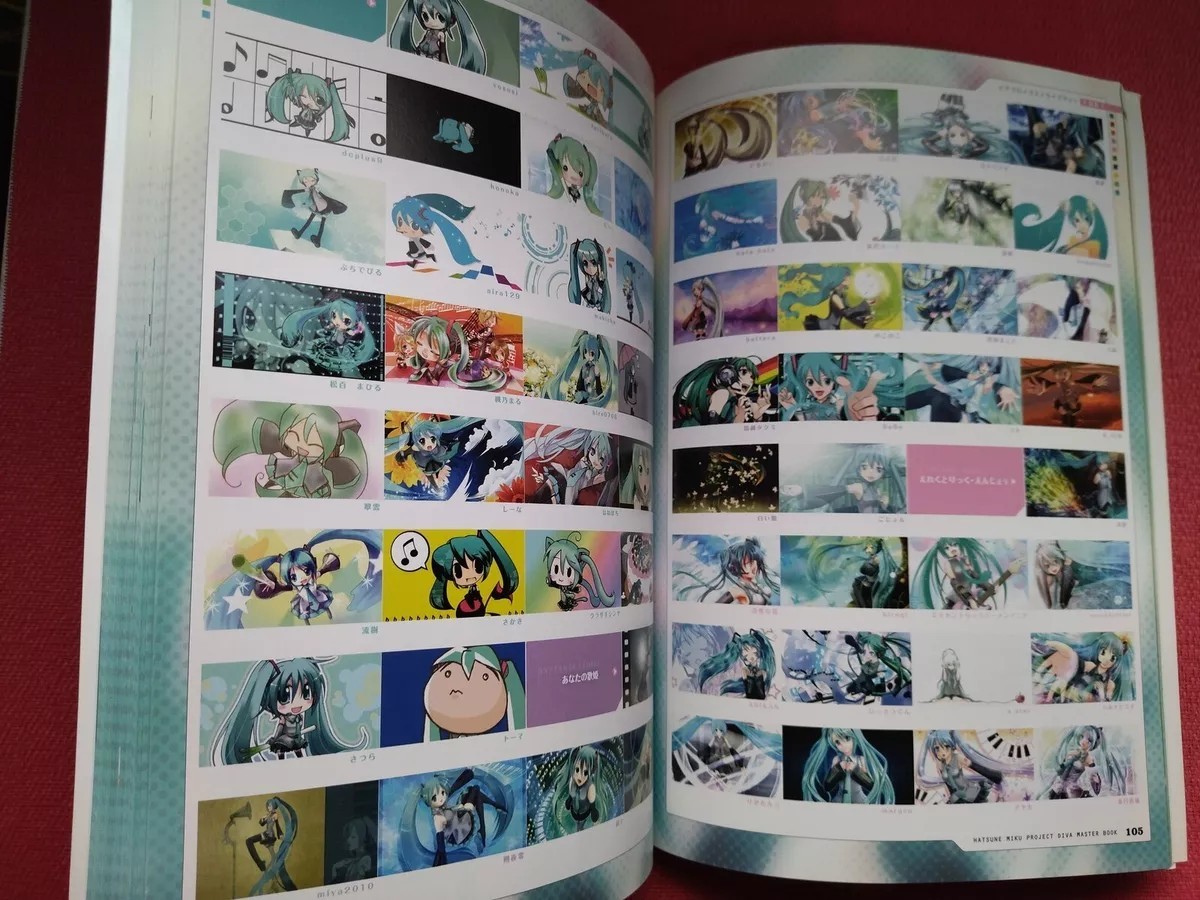 RARE COLLECTION! Hatsune Miku: Project DIVA Master Book