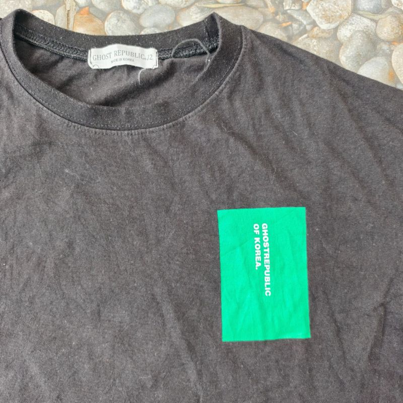 Kaos Ghost Republic Korea Hitam