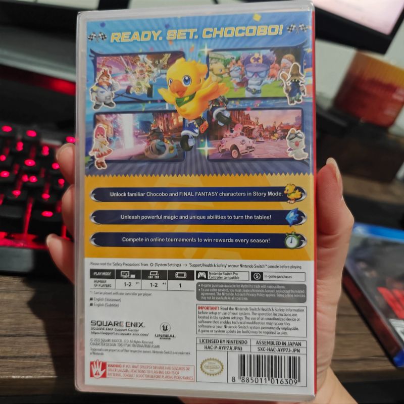 NEW Sealed Nintendo Switch Game Chocobo GP