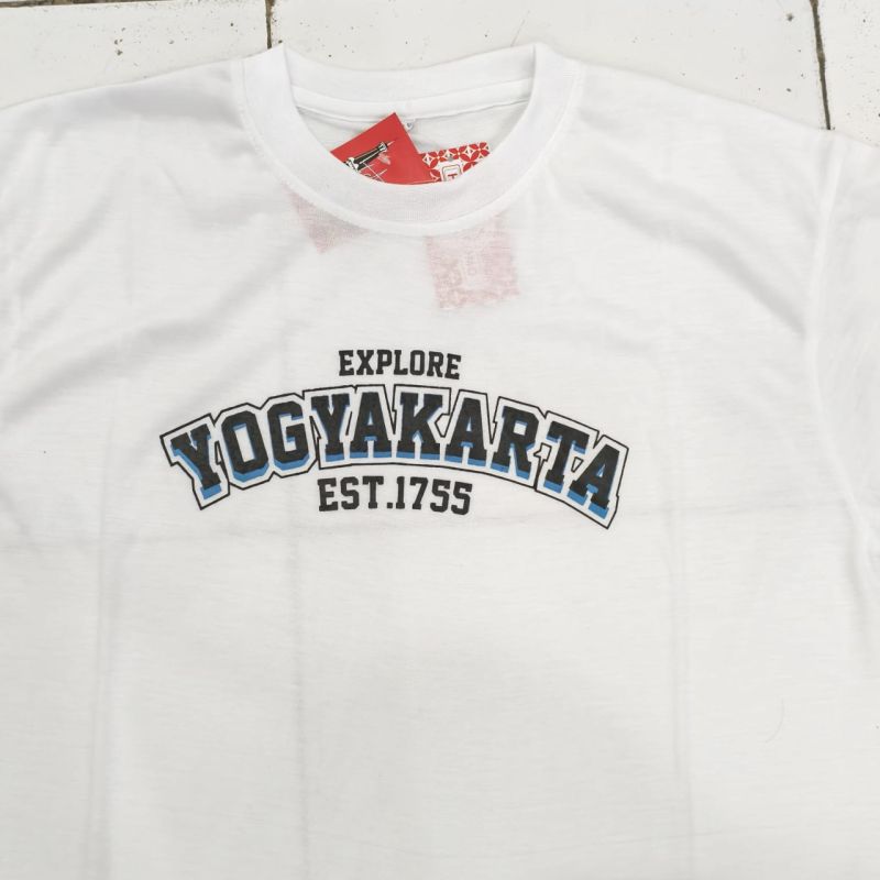 T-shirt Kaos Oblong Djokdja Yogyakarta Explore Yogyakarta est.1755