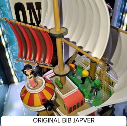 ONE PIECE One Pi No Mi Thousand Sunny Gashapon Machine inc SHP Full Crew and 5 Soldier Dock System