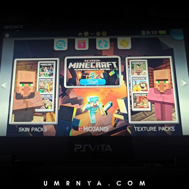 Kaset Psvita Minecraft Edition Cartridge Game PS vita Playstation