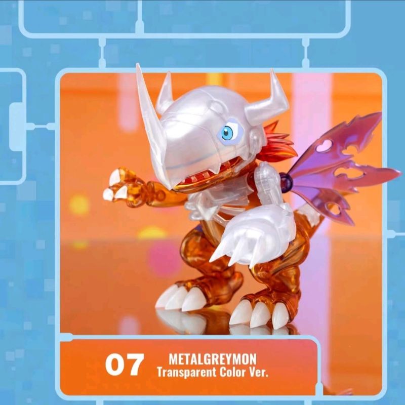 Plabako Vol. 2 Digimon Imperialdramon, Metal Greymon, Were Garurumon