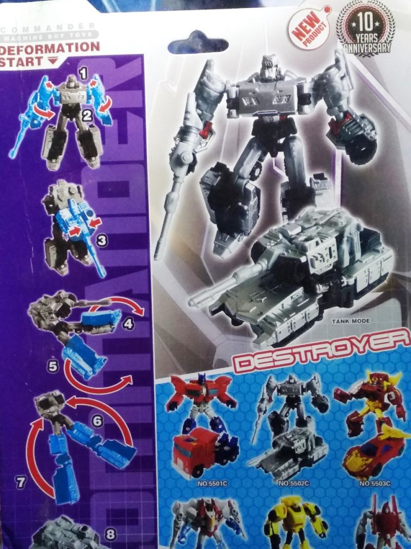 Mainan Anak Pocket Wars Transformers Megatron