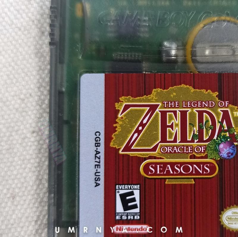 Kaset Original Zelda Oracle Of Seasons Season Link Nintendo Gameboy GBC GBA