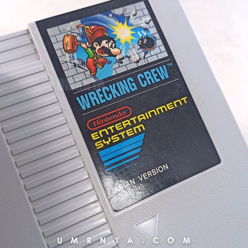 Kaset Game Wrecking Crew Cartridge NES Nintendo Entertainment System Games Famicom