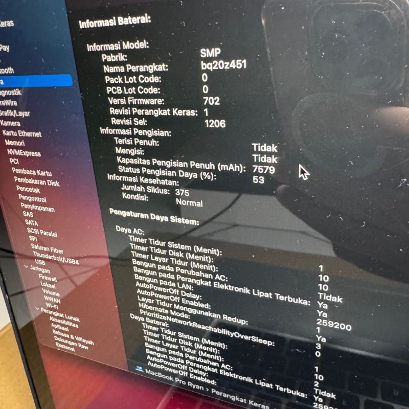 Macbook Pro Retina 15 Inch 2014 BH 89% Core i7 Quad Core 2,2 GHz 16/256GB FCC 7579 CC 375 15" Inc