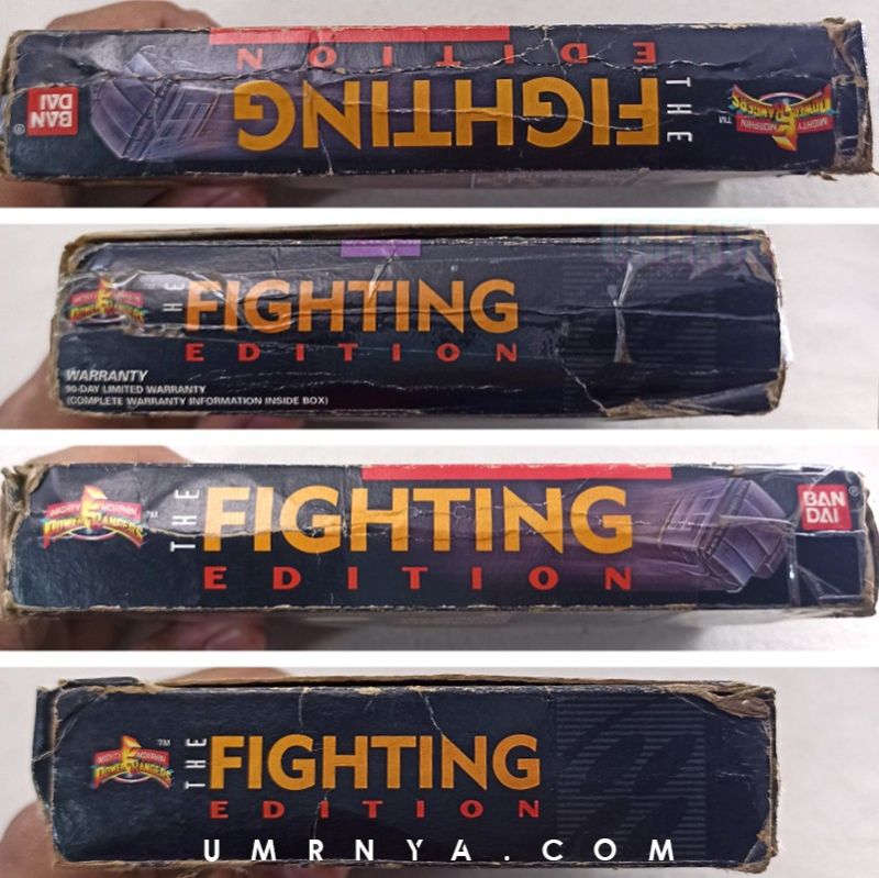 Kaset Game Power Rangers Fighting Edition Cartridge SNES Super Nintendo Entertainment System Sufami