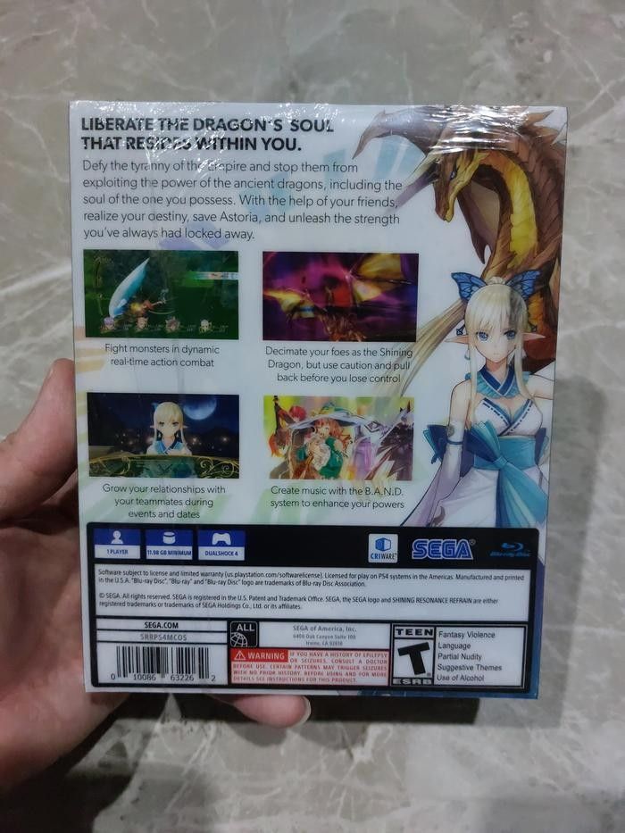 Shining Resonance Refrain Draconic Launch Edition REG 1 / PURE US / ALL