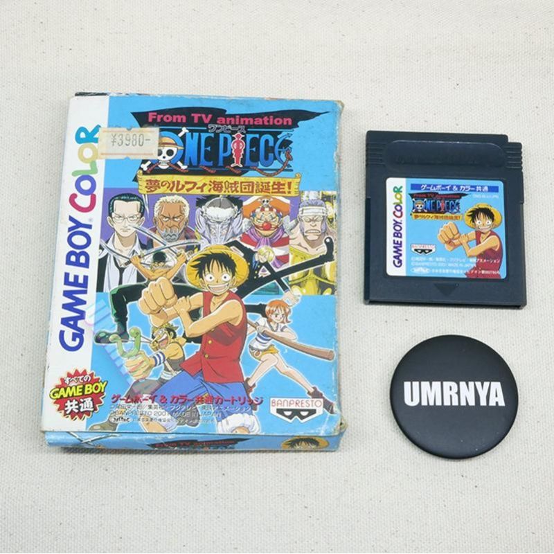 Kaset One Piece Yume From TV Animation Nintendo Game Boy Color GBC GBA Gameboy Cartridge