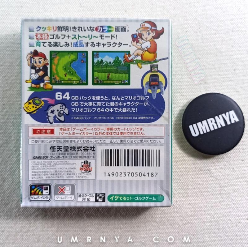 Kaset Gameboy Mario Golf Nintendo Game boy Color GBC GBA SP Cartridge Game