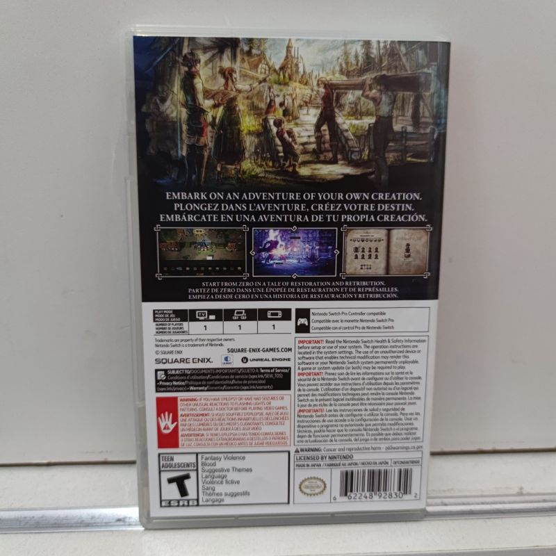 Octopath traveler 0 switch pure US