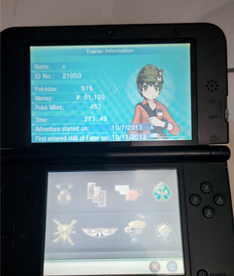 KASET POKEMON Y ORIGINAL REG.US