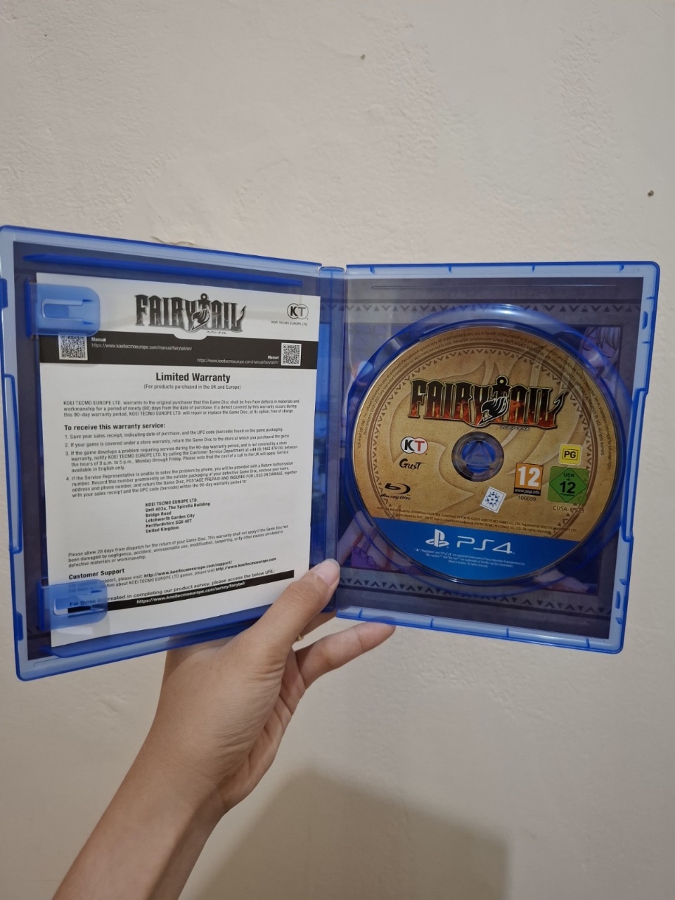 Fairy Tail 1 PS4 (RARE)