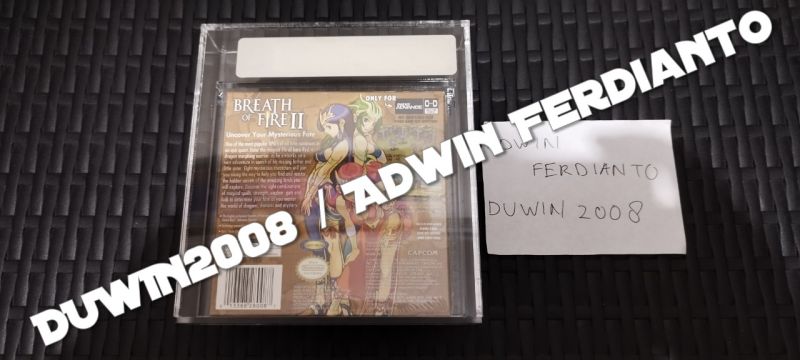GBA Nintendo Gameboy Advance - VGA Graded 90 - Breath Of Fire 2