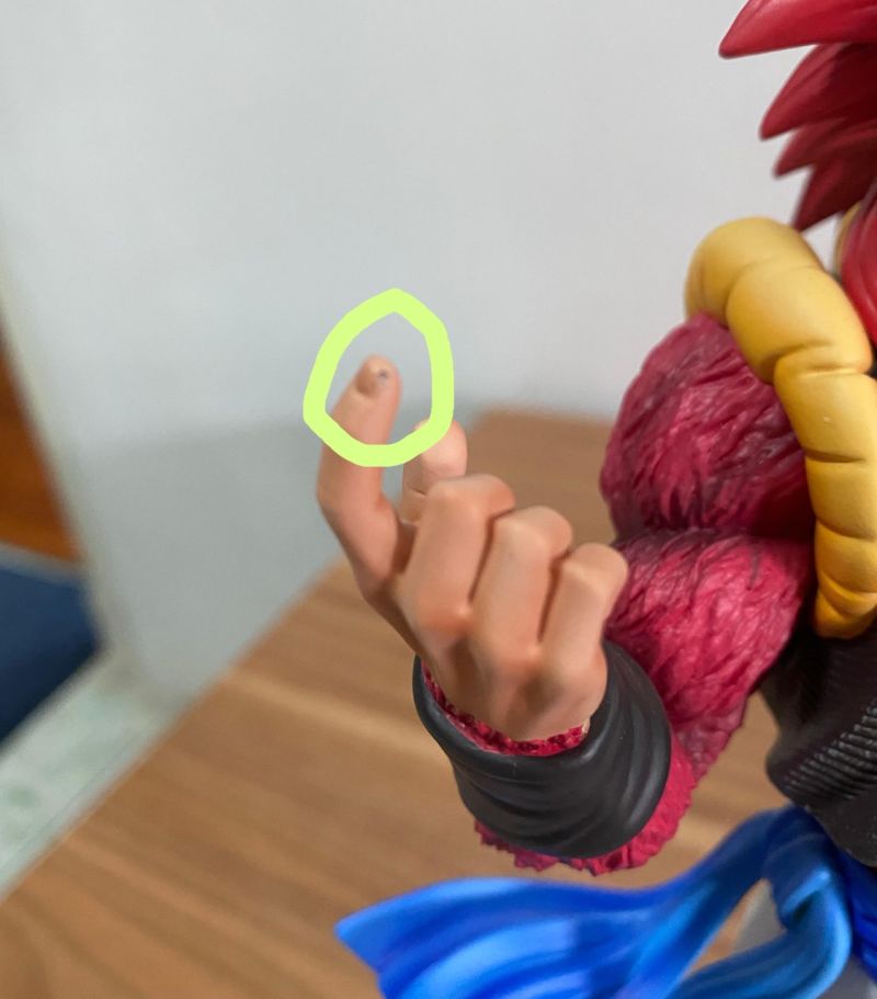 Resin Original by Violent Bear studio Gogeta Super Saiyan 4 Deluxe version