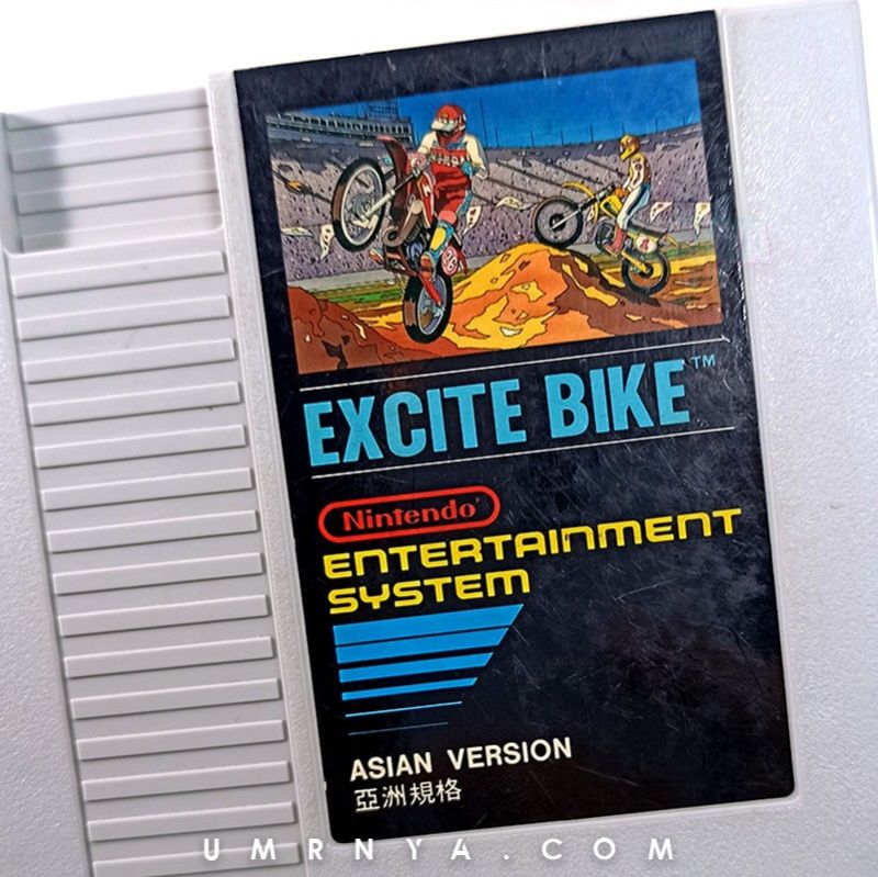 Kaset Game Excitebike Cartridge NES Nintendo Entertainment System Games Famicom Excite bike