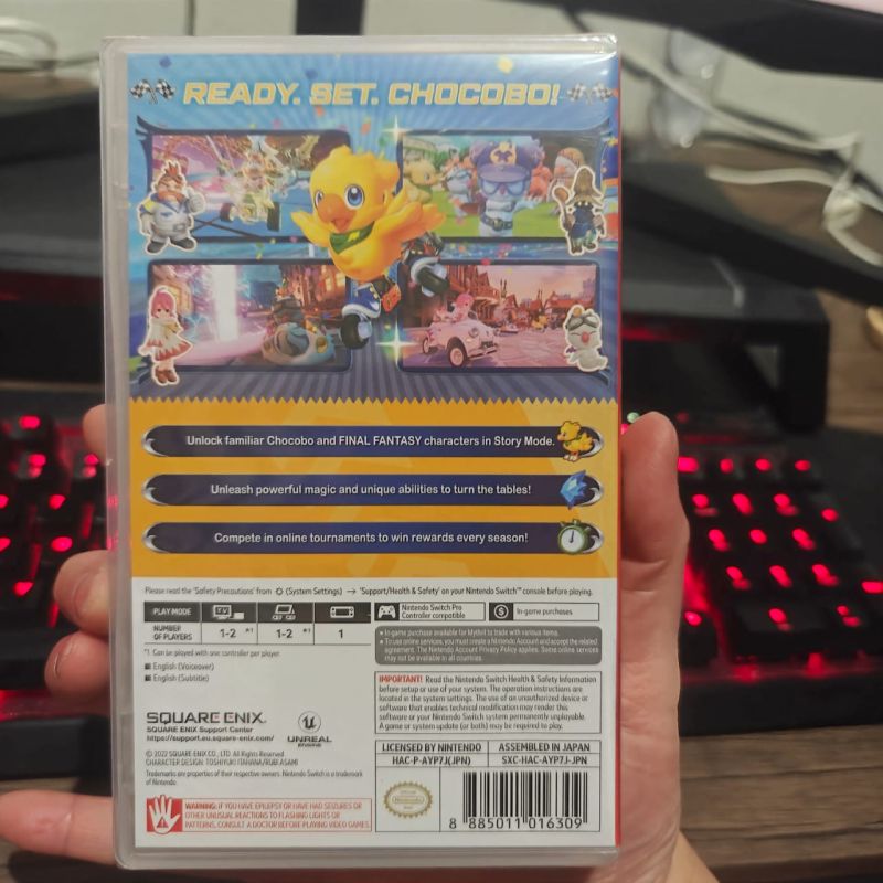 [HYBRID AUCTION] NEW SEALED Nintendo Switch Game Chocobo GP