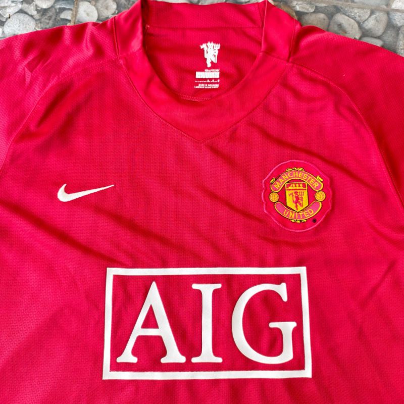 Jersey Manchester United 2008 Home Fullpatch EPL