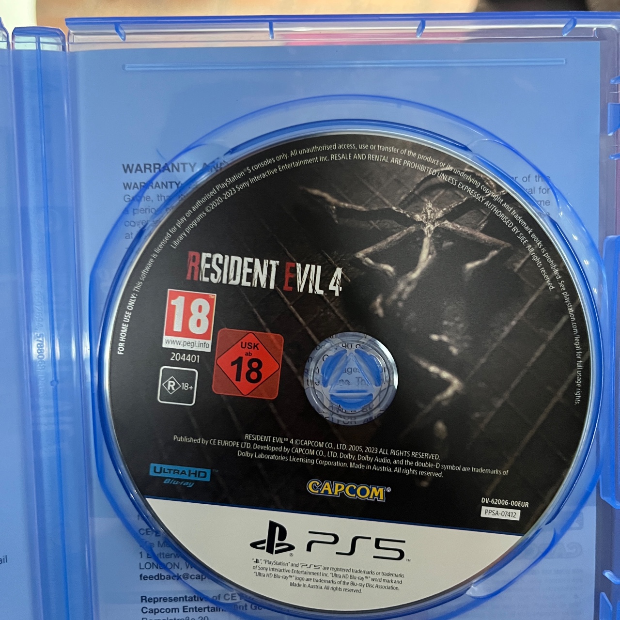 Resident evil 4 remake ps5 reg 2