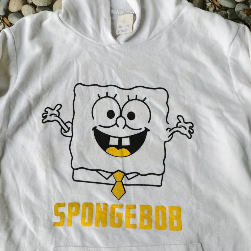 Hoodie Karakter SpongeBob White Hoodie