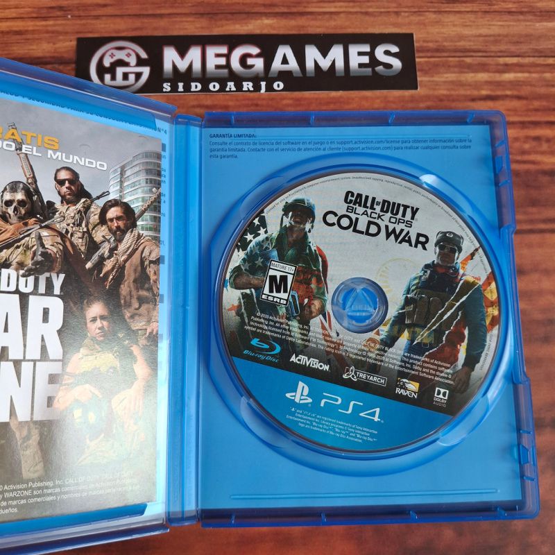 Kaset BD PS4 Call Of Duty Black Ops Cold War - Second/Bekas