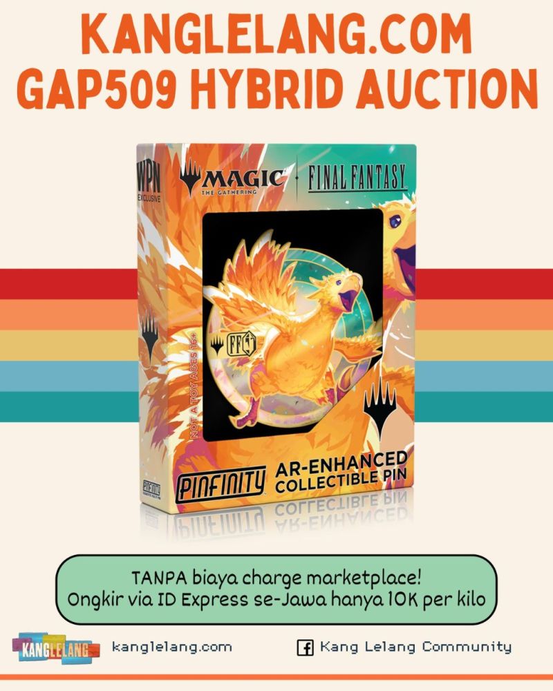 [HYBRID AUCTION] NEW Magic the Gathering Final Fantasy Chocobo Racing AR-Enhanced Collectible Pin