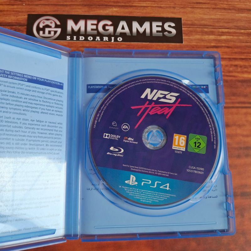 Kaset BD PS4 Need For Speed Heat - Second/Bekas