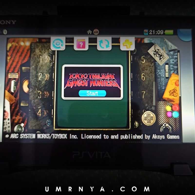 Kaset Original PSVita Tokyo Twilight Ghost Hunters PS Vita Playstation Cartridge