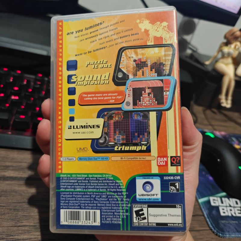 PSP Game Lumines Puzzle Fusion