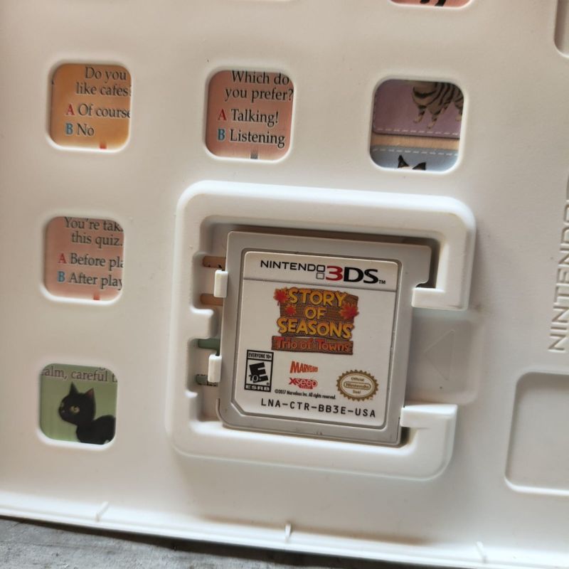 RARE!!! (2nd) 3DS Game Story of Seasons Trio of Towns USA