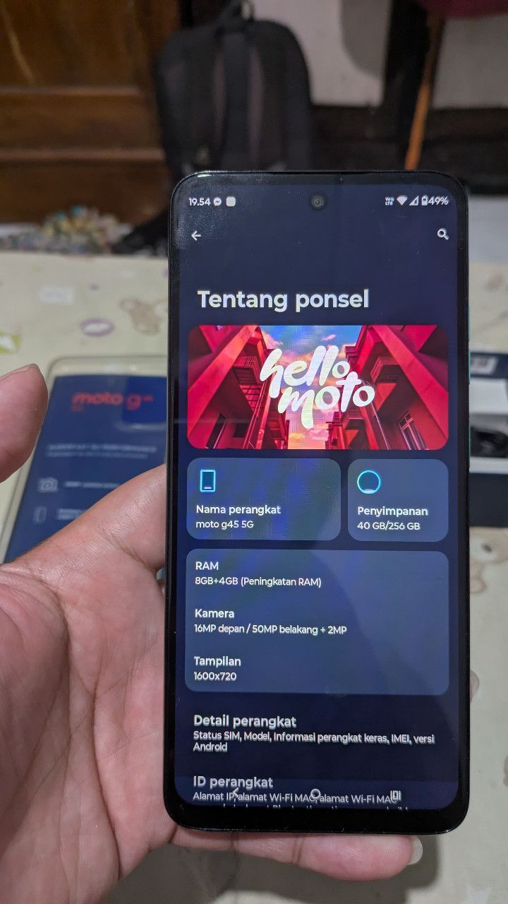 83. HP Motorola G45 (8 256) - Aditya Saputra