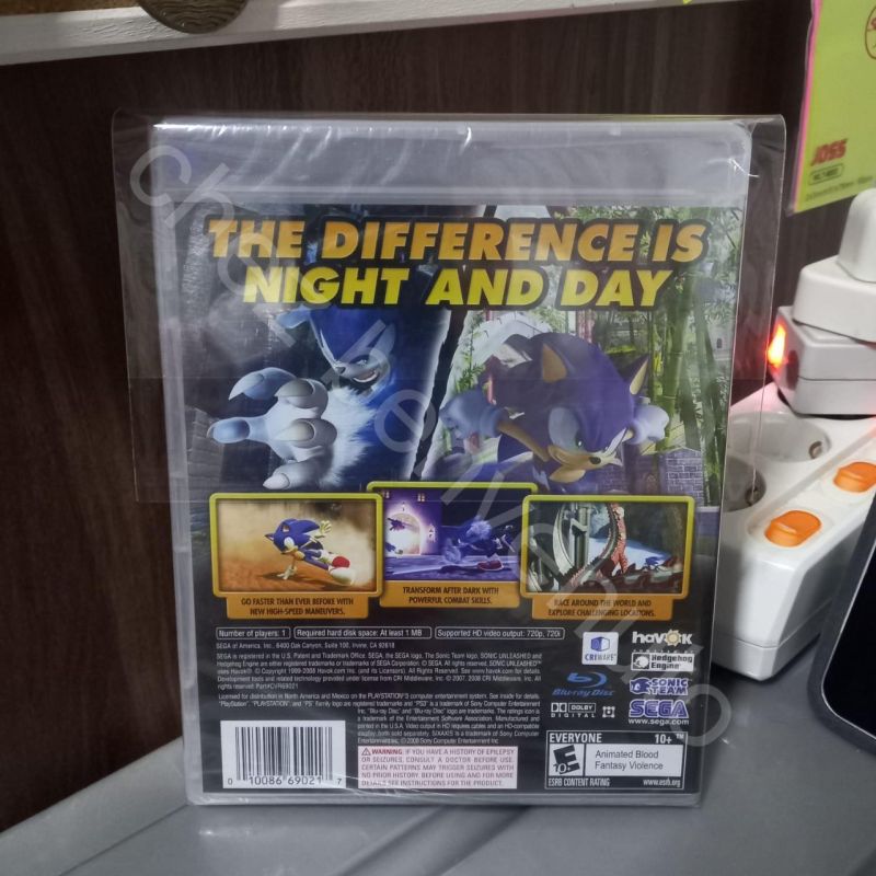 (NEW FACTORY SEALED) PS3 Sonic Unleashed