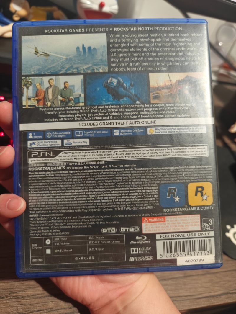 PS4 Game GTA V