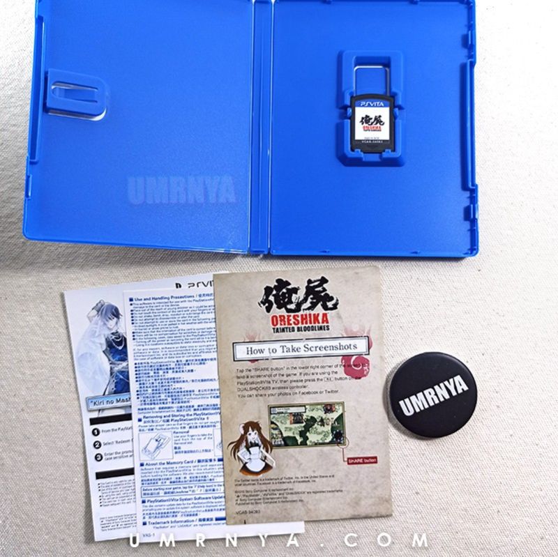 Kaset PSVita Original Oreshika Tainted Bloodlines 1 PS Vita Game