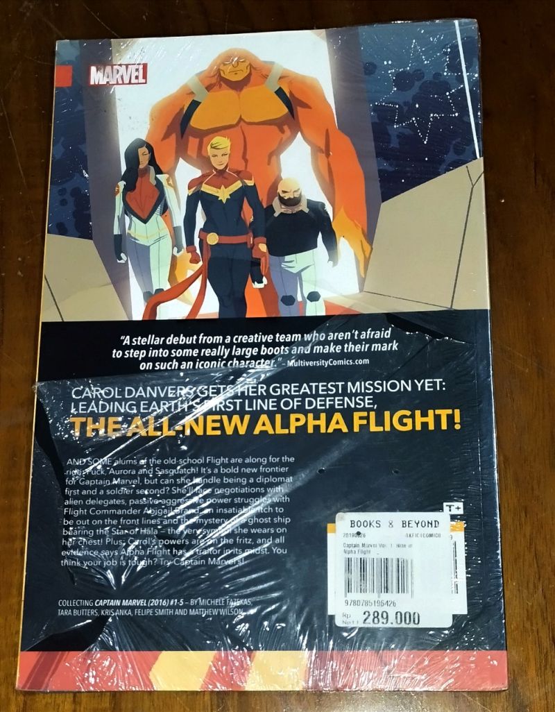90 Komik Captain Marvel  Rise of Alpha Flight - TPB SC, New Segel - Alexander Suryandono 50