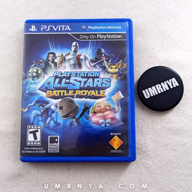 BOX COVER ONLY, Playstation All-Stars Battle Royale PsVita Game Cartridge PS Vita Games All Star