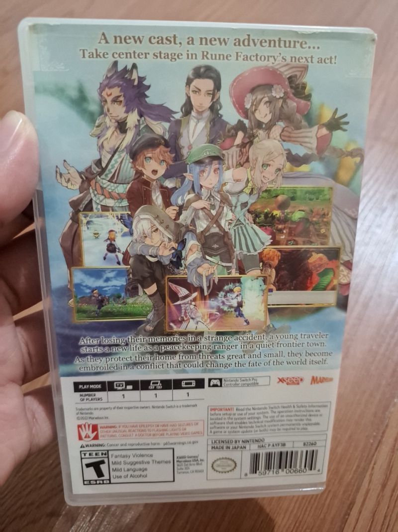 RUNE FACTORY 5 PURE USA
