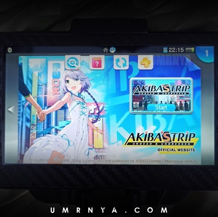 Kaset PSvita PS Vita Game Akiba's Trip Undead & Undressed Akibas akiba