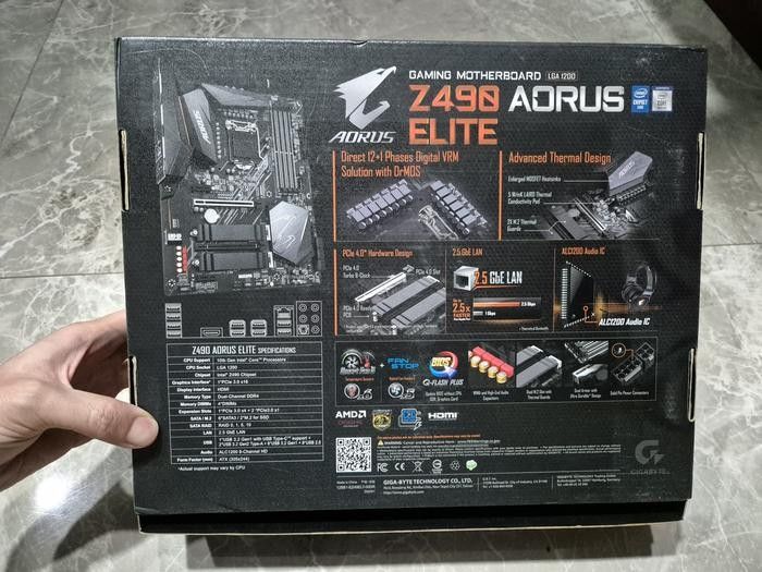 Aorus Z490 Elite Gaming Motherboard LGA 1200